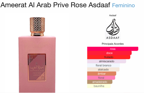 Ameerat Al Arab Prive Rose 100ml Feminino