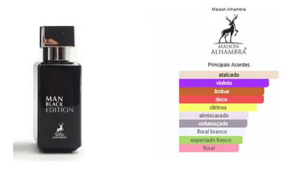 Man Black Edition Maison Alhambra Eau de Parfum  30ML