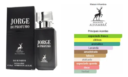 Jorge di Profumo Maison Alhambra  Eau de Parfum 30ml masculino